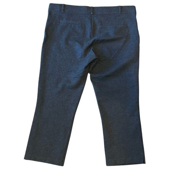 Betabrand Crop Dress Yoga Charcoal Gray Stretch Workwear Pant Size XL - Picture 3 of 8